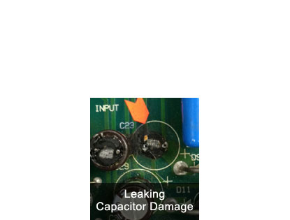 Electrolytic Capacitor Damage